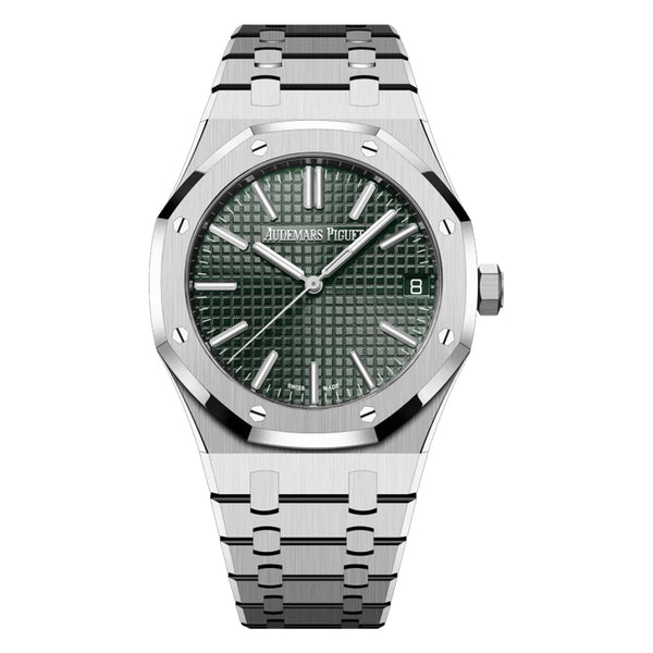 Audemars Piguet Royal Oak 15510ST.OO.1320ST.09 Green Dial Stainless Steel Watch