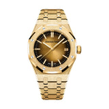 Audemars Piguet Royal Oak 15550BA.GG.1356BA.01 37mm Yellow Gold Smoked Yellow Dial