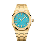 Audemars Piguet Royal Oak 15550BA.OO.1356BA.01 37mm Yellow Gold Turquoise Dial