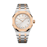 Audemars Piguet Royal Oak 15550SR.OO.1356SR.02 37mm Silver Dial Steel and Pink Gold Bracelet