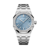 Audemars Piguet Royal Oak 15551ST.ZZ.1356ST.04 37mm Light Blue Dial Stainless Steel