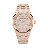 Audemars Piguet Royal Oak 15552OR.ZZ.1358OR.01 37mm Pink Gold Diamond-Set Watch