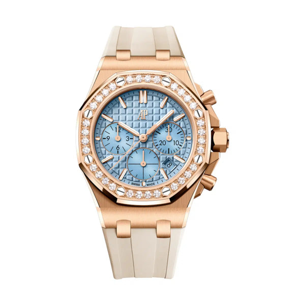 Audemars Piguet Royal Oak Offshore 26231OR.ZZ.A085CA.01 Light Blue Dial 37mm Pink Gold