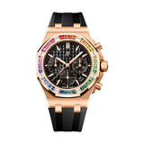 Audemars Piguet Royal Oak Offshore 26236OR.YY.D002CA.01 37mm Pink Gold Rainbow Chronograph