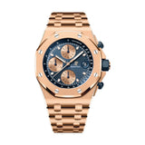 Audemars Piguet Royal Oak Offshore 26238OR.OO.2000OR.01 Blue Dial 18-Carat Pink Gold 42mm