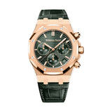 Audemars Piguet Royal Oak Chronograph 26240OR.OO.D404CR.02 Khaki Green Dial 41mm Pink Gold