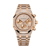 Audemars Piguet Royal Oak Chronograph 26242OR.ZZ.1322OR.02 41mm Pink Gold Diamond Watch