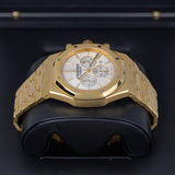 Audemars Piguet Royal Oak Chronograph 41mm Ref. 26320BA.OO.1220BA.01 White Dial 18K Yellow Gold