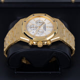 Audemars Piguet Royal Oak Chronograph 41mm Ref. 26320BA.OO.1220BA.01 White Dial 18K Yellow Gold