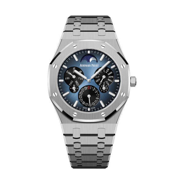 Audemars Piguet Royal Oak Perpetual Calendar 26586TI.OO.1240TI.01 Blue Dial Titanium 41mm