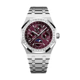 Audemars Piguet Royal Oak Perpetual Calendar 26598BC.ZZ.1220BC.01 Purple Dial 41mm White Gold Watch