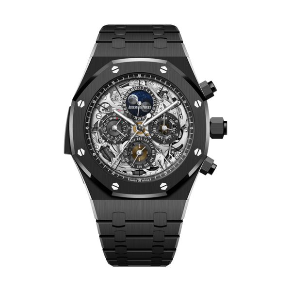 Audemars Piguet Royal Oak 26605CE.OO.1248CE.01 44mm Black Ceramic Sapphire Skeleton Watch