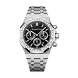Audemars Piguet Royal Oak 26715BC.ZZ.1356BC.02 Onyx Dial 38mm White Gold Chronograph