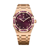 Audemars Piguet Royal Oak 67656OR.GR.1261OR.01 33mm Pink Gold Burgundy Dial