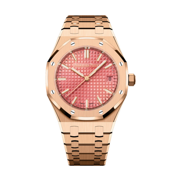 Audemars Piguet Royal Oak 77450OR.OO.1361OR.01 34mm Pink Gold Pink Dial