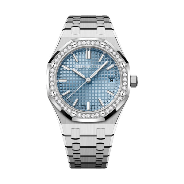 Audemars Piguet Royal Oak 77451ST.ZZ.1361ST.03 34mm Light Blue Dial Stainless Steel