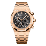 Audemars Piguet Royal Oak 26240OR.OO.1320OR.02 50th Anniversary 41mm Black Dial 18k Rose Gold Chronograph