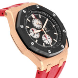 Audemars Piguet Royal Oak Offshore 26401RO.OO.A002CA.01 44mm Rose Gold Ceramic Black Dial Rubber Strap