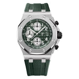 Audemars Piguet Royal Oak Offshore 26238TI.OO.A056CA.01 Selfwinding Flyback Chronograph in Titanium with Green Dial