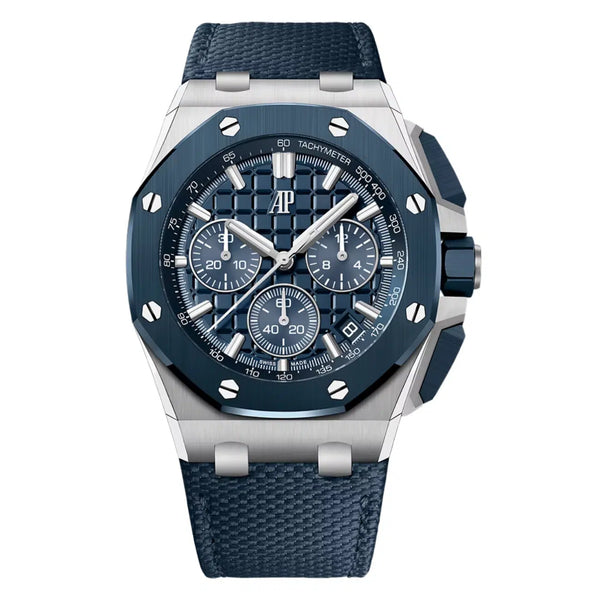 Audemars Piguet Royal Oak Offshore 26420SO.OO.A029VE.01 Selfwinding Flyback Chronograph 43mm Blue Dial