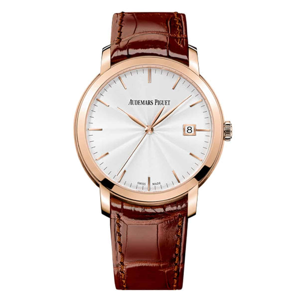Audemars Piguet Jules 15170OR.OO.A809CR.01 Rose Gold 39mm Silver Dial