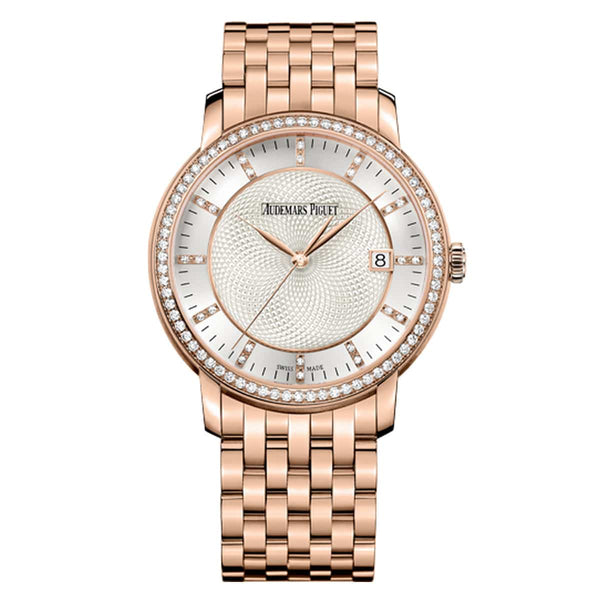 Audemars Piguet Jules Audemars 15173OR.ZZ.1270OR.01 Rose Gold 39mm Silver Dial
