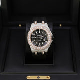 Audemars Piguet Royal Oak Offshore Diver 15710ST 42mm Iced Out with Aftermarket Diamonds