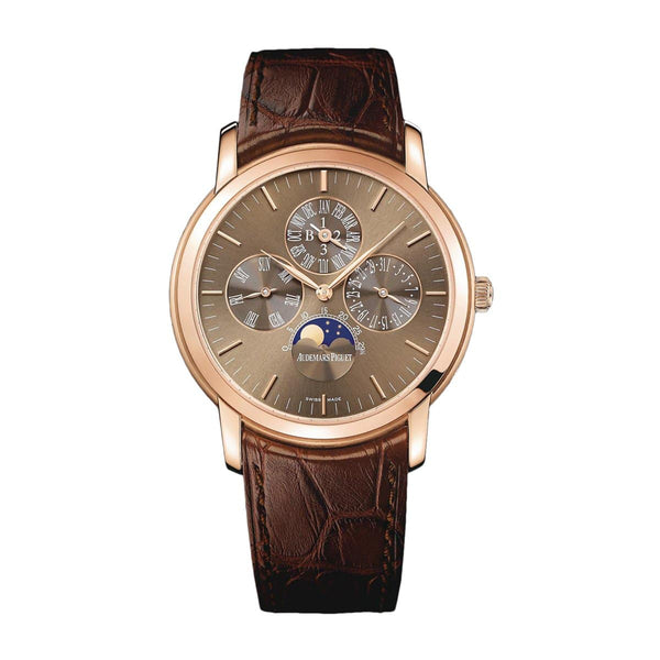 Audemars Piguet Jules Audemars Perpetual Calendar 26390OR.OO.D093CR.01 Rose Gold 41mm Brown Dial
