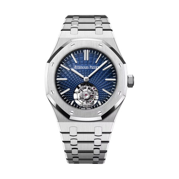 Audemars Piguet Royal Oak Flying Tourbillon 26530ST.OO.1220ST.01 Smoked Blue Dial 41mm Stainless Steel