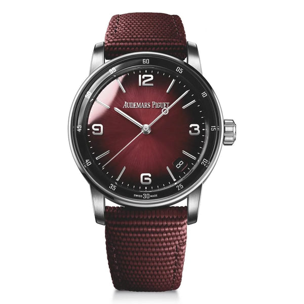 Audemars Piguet Code 11.59 Selfwinding 15210BC.OO.A500KB.01 in 18k White Gold with Red Dial