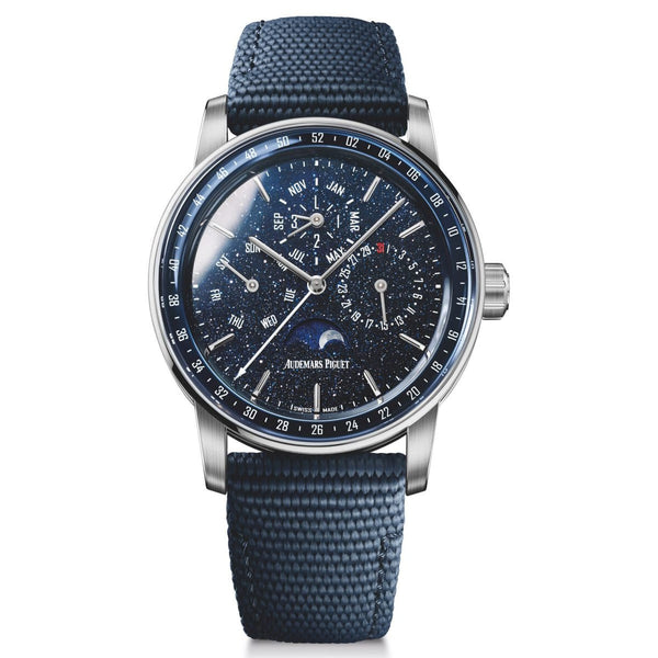 Audemars Piguet Code 11.59 26394BC.OO.D027KB.01 41mm White Gold Blue Aventurine Dial