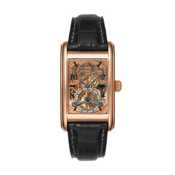 Audemars Piguet Edward Piguet 25947OR.OO.D002CR.01 18k Rose Gold Leather Strap Watch