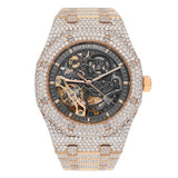 Audemars Piguet Royal Oak 15407OR.OO.1220OR.01 Double Balance Wheel 41mm Rose Gold Diamond Skeleton