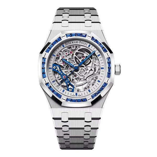 Audemars Piguet Royal Oak 15412BC.SS.1220BC.02 Double Skeletonized Balance Wheel 41mm White Gold