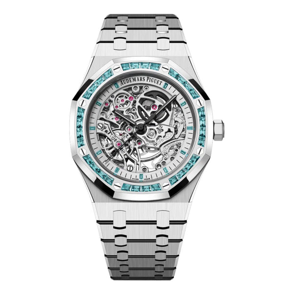Audemars Piguet Royal Oak 15412BC.TO.1220BC.01 Skeletonized Double Balance Wheel 41mm White Gold