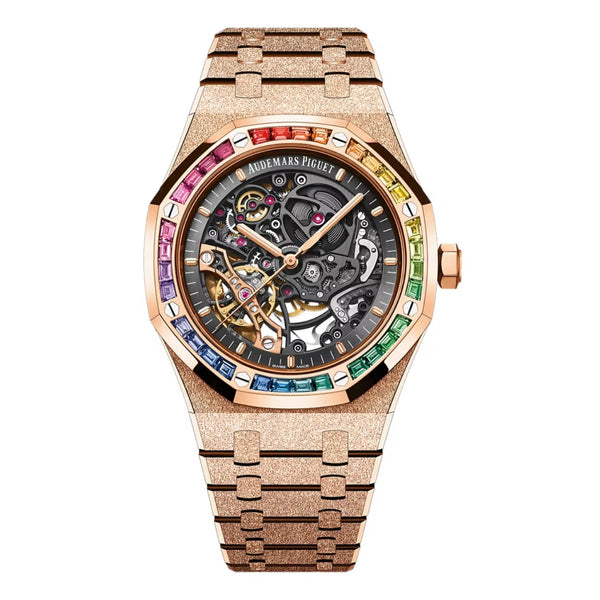 Audemars Piguet Royal Oak 15412OR.YG.1224OR.01-B Frosted Gold Skeleton 41mm
