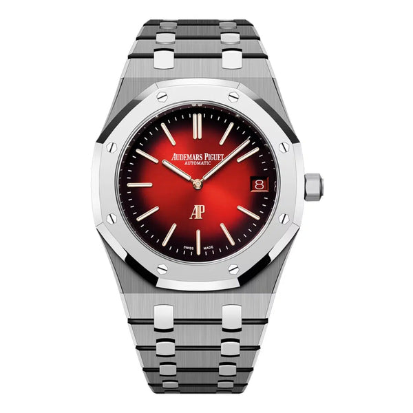 Audemars Piguet Royal Oak 16202XT.OO.1240XT.01 "Jumbo" Extra-Thin Titanium Red Dial 39mm