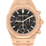 Audemars Piguet Royal Oak 26240OR.OO.1320OR.02 50th Anniversary 41mm Black Dial 18k Rose Gold Chronograph