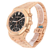 Audemars Piguet Royal Oak 26240OR.OO.1320OR.02 50th Anniversary 41mm Black Dial 18k Rose Gold Chronograph