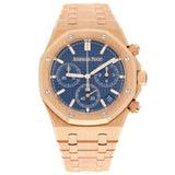 Audemars Piguet Royal Oak Flyback Chronograph 26240OR.OO.D315CR.02 41mm Rose Gold Blue Dial