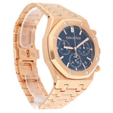 Audemars Piguet Royal Oak Flyback Chronograph 26240OR.OO.D315CR.02 41mm Rose Gold Blue Dial