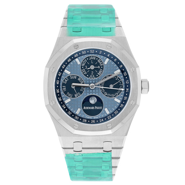 Audemars Piguet Royal Oak Perpetual Calendar 26574ST.OO.1220ST.03 Ice Blue Dial 41mm Stainless Steel