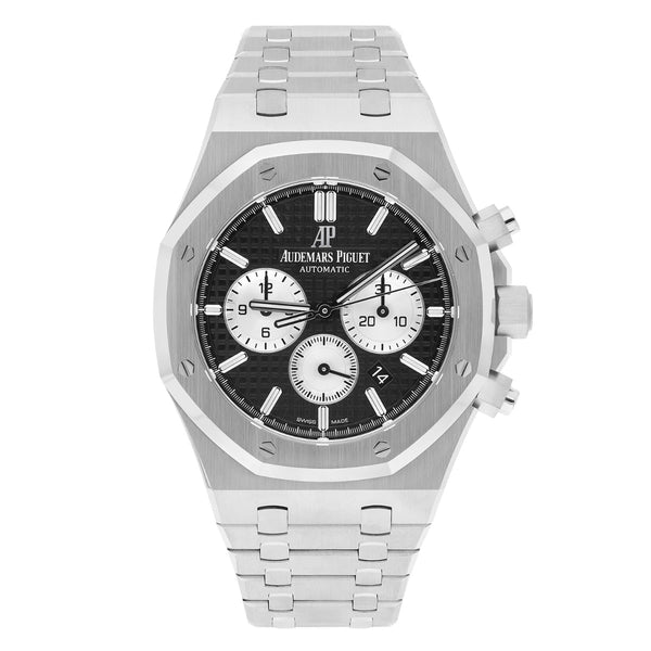Audemars Piguet Royal Oak Chronograph 26331ST.OO.1220ST.02 Black Dial Steel Mens Watch