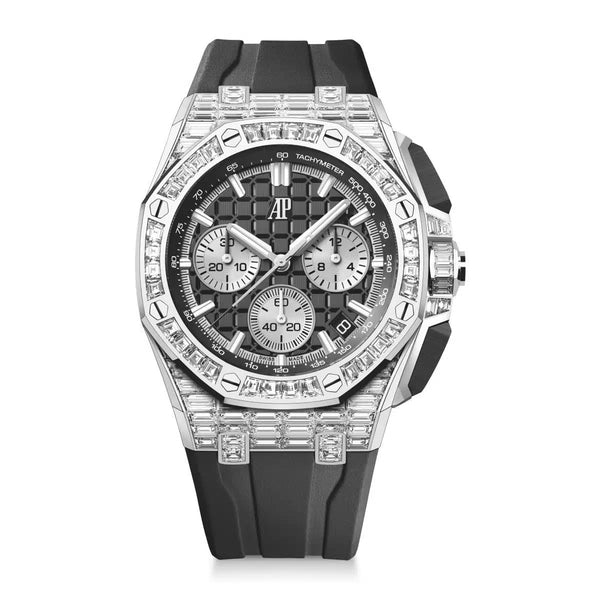 Audemars Piguet Royal Oak Offshore Selfwinding Chronograph 26425BC.ZZ.D002CA.01 White Gold Diamond Bezel