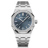 Audemars Piguet Royal Oak 15551ST.ZZ.1356ST.02 37mm Diamond Bezel Men's Watch