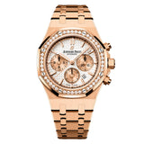 Audemars Piguet Royal Oak 26315OR.ZZ.1256OR.01 18k Rose Gold Diamond Bezel Women's Watch