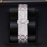 Audemars Piguet Royal Oak 15400ST 41mm 18K White Gold Aftermarket Diamond Watch