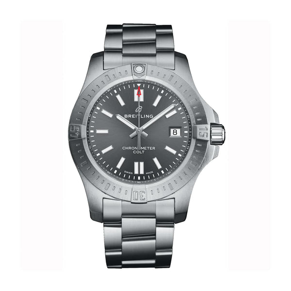 Breitling Colt 41 Automatic A17313101F1A1 Stainless Steel Tempest Gray Dial