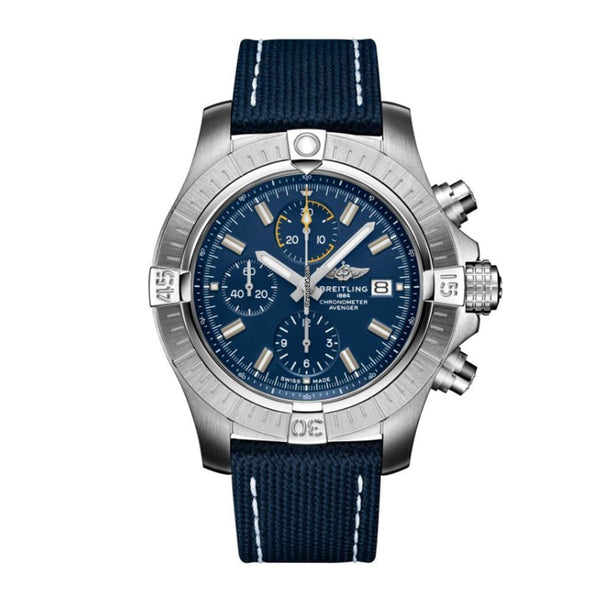 Breitling Avenger Chronograph 45mm A13317101C1X2 Blue Dial Steel Watch