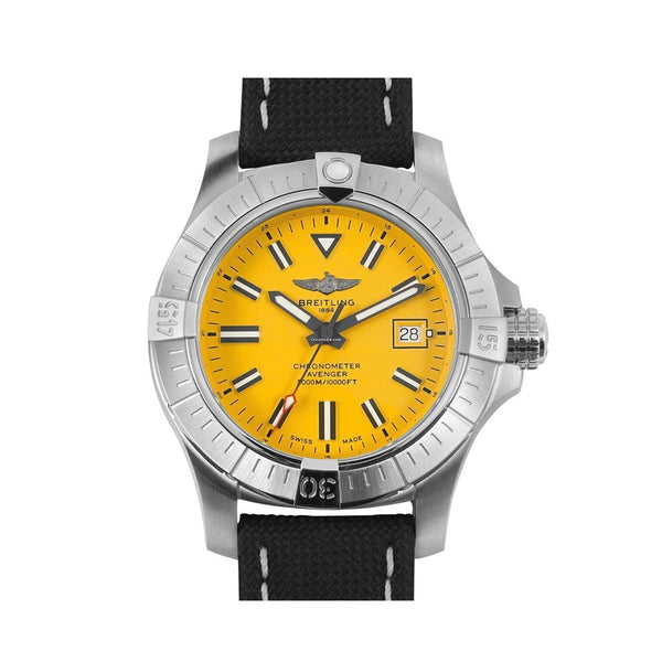 Breitling Avenger II Seawolf A17319101I1X2 45mm Yellow Dial Watch